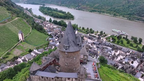 Stahleck Castle In Bacharach, Germany