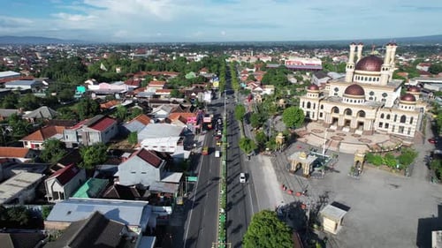Aerial Klaten Zentral-Java