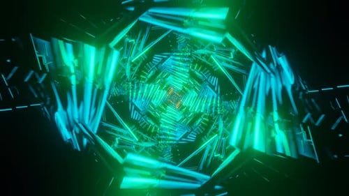 A Vibrant and Hypnotic VJ Background with Flashing Colors and Mesmerizing Designs