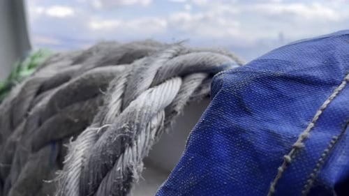 The Sea And Rope Inside The Ferryboat 1