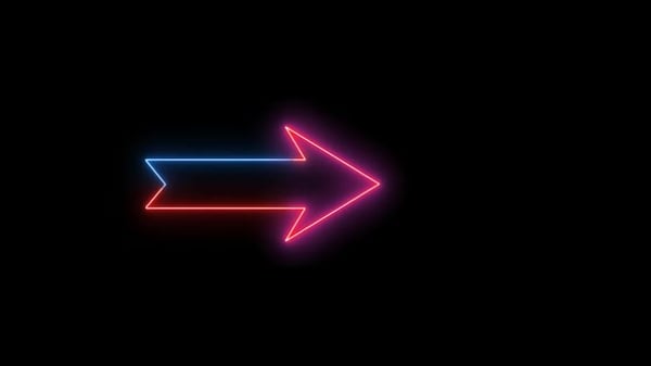 Neon Red Glowing Arrows Loop, Backgrounds Motion Graphics ft. arrow ...