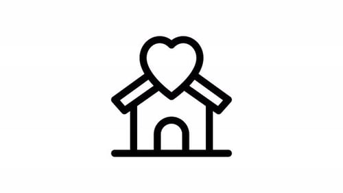 animación de iconos de línea de vecindario
