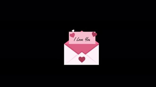 Flat Design Love Letter Message Reveal