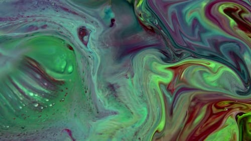 Abstract Colors Mixing and Moving