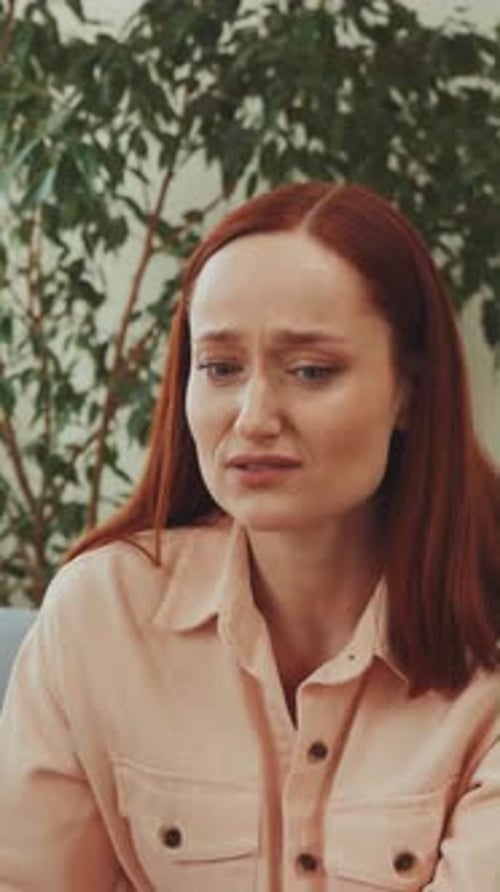 Young Woman Seeking Emotional Support