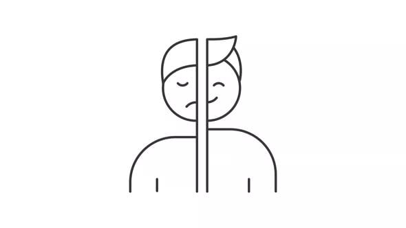 Bipolar disorder line animation, Elements Motion Graphics ft ...