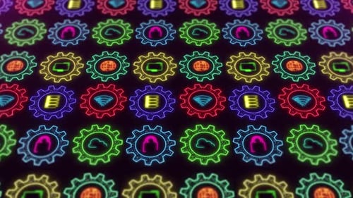 arrière-plan des données du serveur de stockage en nuage de cybersécurité Contexte de l'équipement et arrière-plan de la cybersécurité