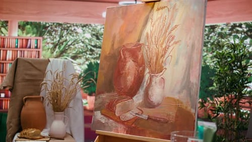 Contemporary Decorations Placed As Inspiration and Creativity for a New Artwork