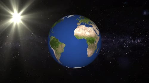 Erde, Planet. 2443