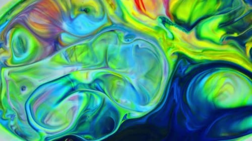 Abstract Colorful Ink Movements Spreads On Water Texture 310