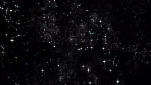 Abstract Blurry Bokeh Dots Moving with Glowing Light Background