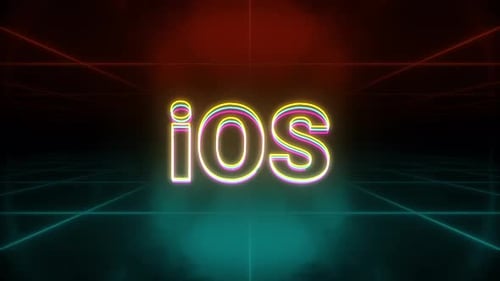 iOS Animation Retro Background