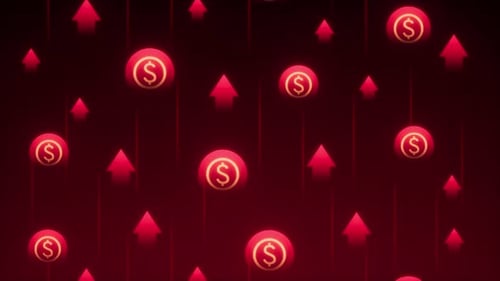 Dollar Growth Animation | Background Loop