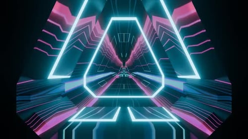 abstract futuristic background, vj loop, endless