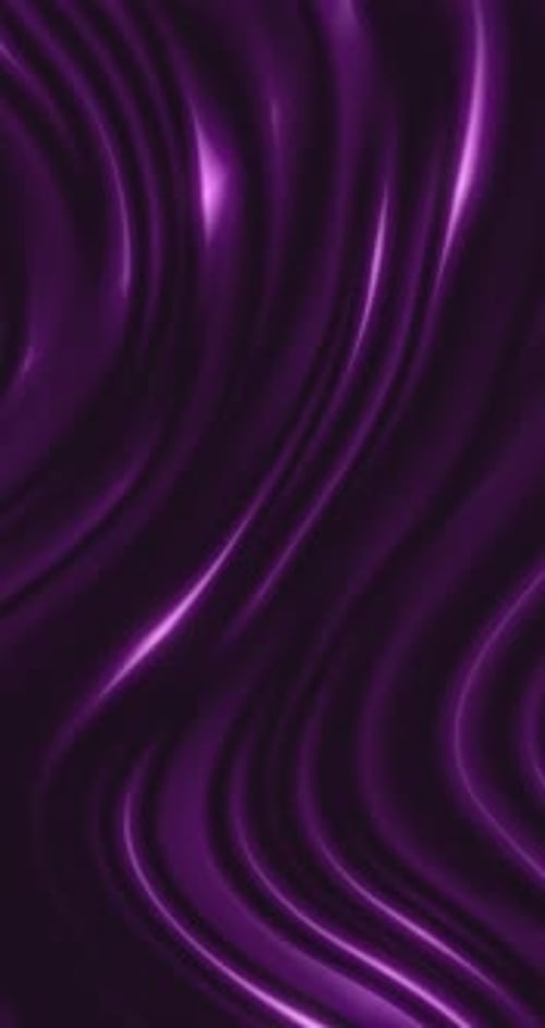 Abstract Purple Liquid Flowing Loop Background