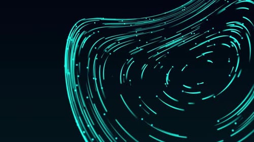 Abstract Fluid Lines and Particles Technology Background Loop