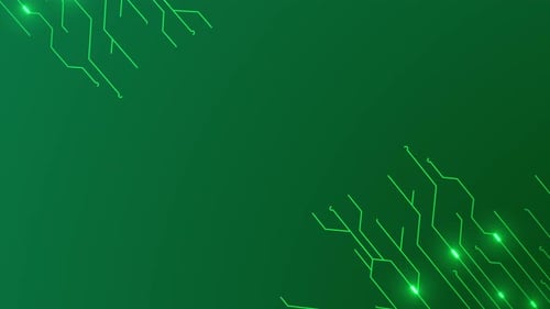 Circuit Board Digital Data moving on CPU loop backgrounds. Computer Processing and data.