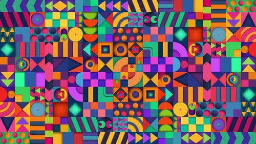 Fondo geométrico colorido abstracto