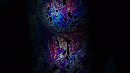 Spectrum Ink Fluid Gasoline Texture Rainbow Soap