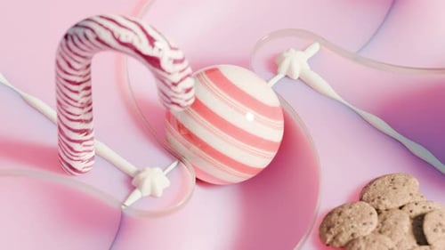 Renderização 3D da bola seguindo o caminho