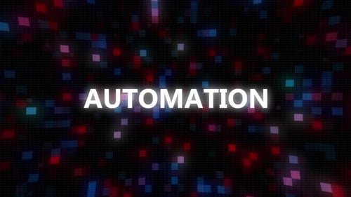 Futuristic Automation Text Kinetic Typography