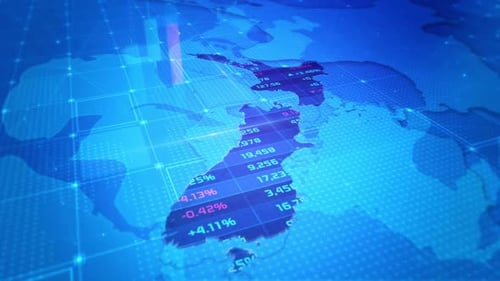 New Zealand stock market and economic business growth