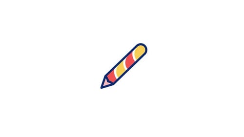 Glattes animiertes Symbol