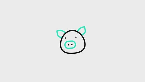 Animated Hand-Drawn Sketch Animal Head Icons
