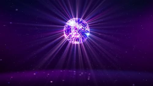 Nightclub Party Disco Ball Reflections Shimmering Disco Ball Reflects Vibrant Lights in an Energetic