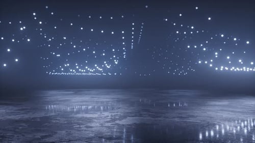 Abstract Data Flowing Particles Tech Background Loop