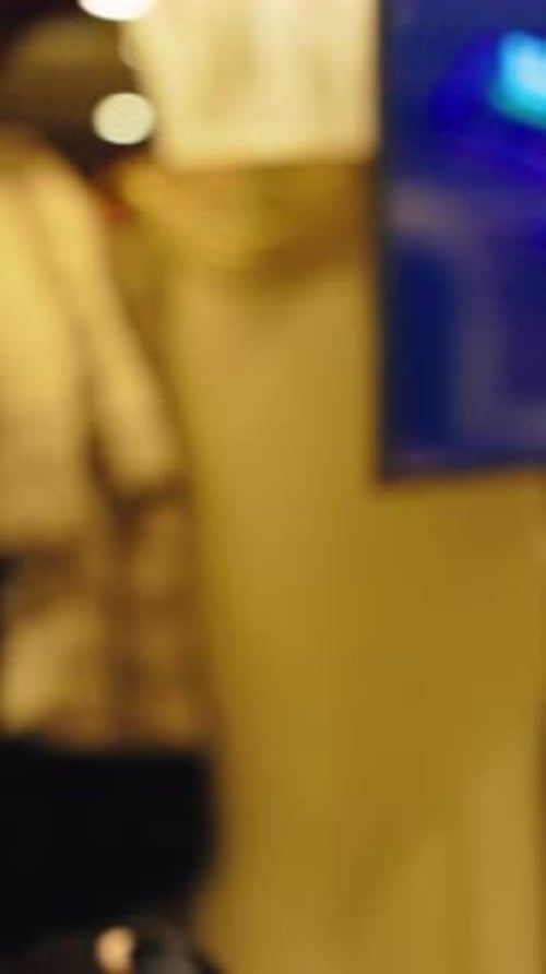 A Blurred Background in a Restaurant Setting Creating a Cozy Ambiance with People Moving Casually