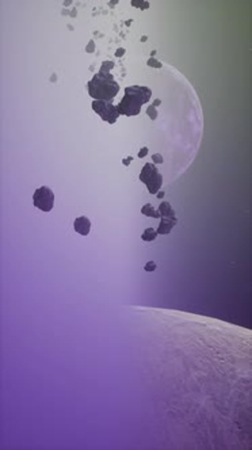 a Large Cluster of Asteroids Near an Unknown Planet Vertical
