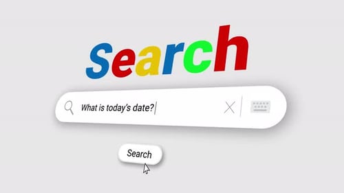 What is today's date? in Search Bar and click on search