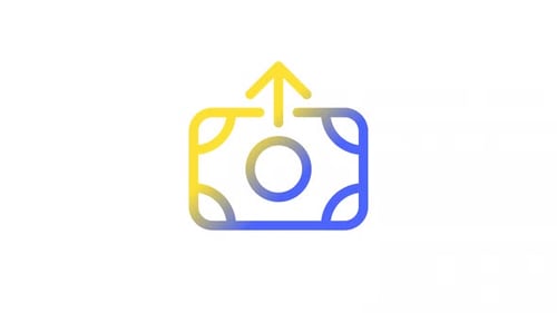 Ícone animado de compra Gradient Ui