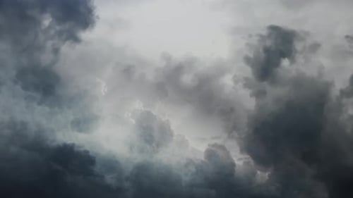 Dark Clouds Shifting in the Sky
