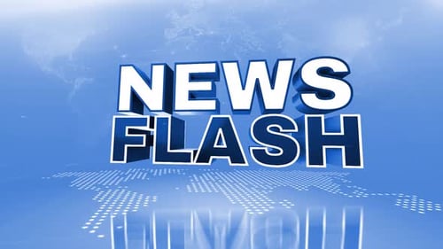 Modern Geometric News Flash Opener