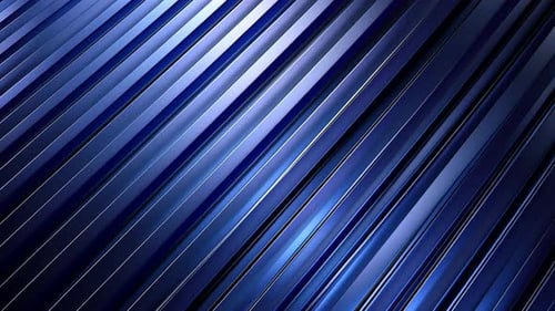 Abstract diagonal lines of deep blue and light blue metallic colors