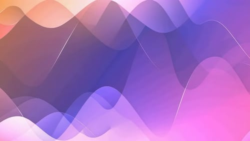 Abstract Fluid Wavy Shapes Background Loop