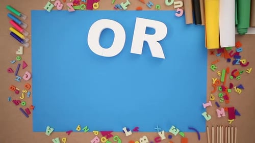 Work and create team design new letter on paper at office table