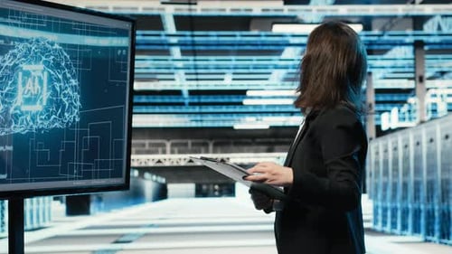 Monitoring Systems Artificial Intelligence Tech and Engineer in Data Center