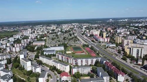 Beautiful Landscape Wloclawek Piekny Krajobraz Aerial View Poland