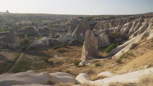 Fabulous landscape of Goreme Historical National Park, Turkey