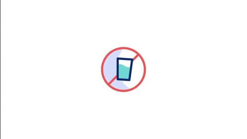 No Drink Animated Icon
