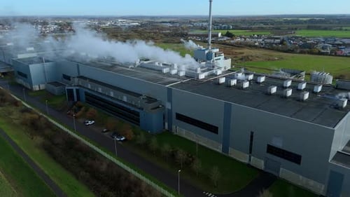 Vue aérienne de l'usine de King's Lynn