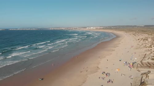 Peniche , portugal aerial flight