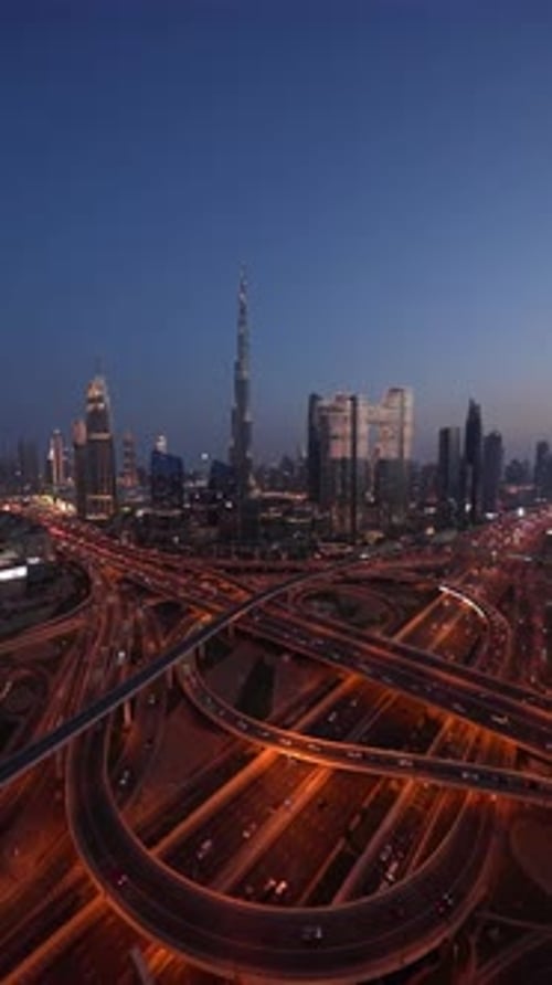 Video about skyscrapers in Dubai, United Arab Emirates