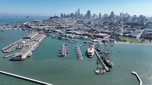San Francisco Bay at San Francisco in California United States.