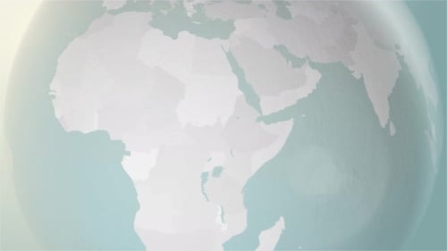 Modern Global Map Zoom and Country Highlight