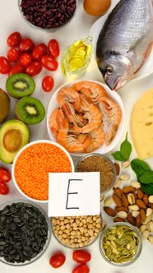 Foods That Contain Vitamin E Selective Focus