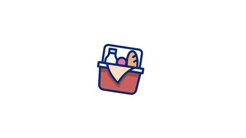 Icono animado de picnic